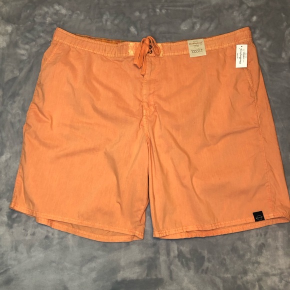 Weatherproof Vintage Men's Swim Trunks with Lining Orange Size XXXXLT NWT - Picture 1 of 11